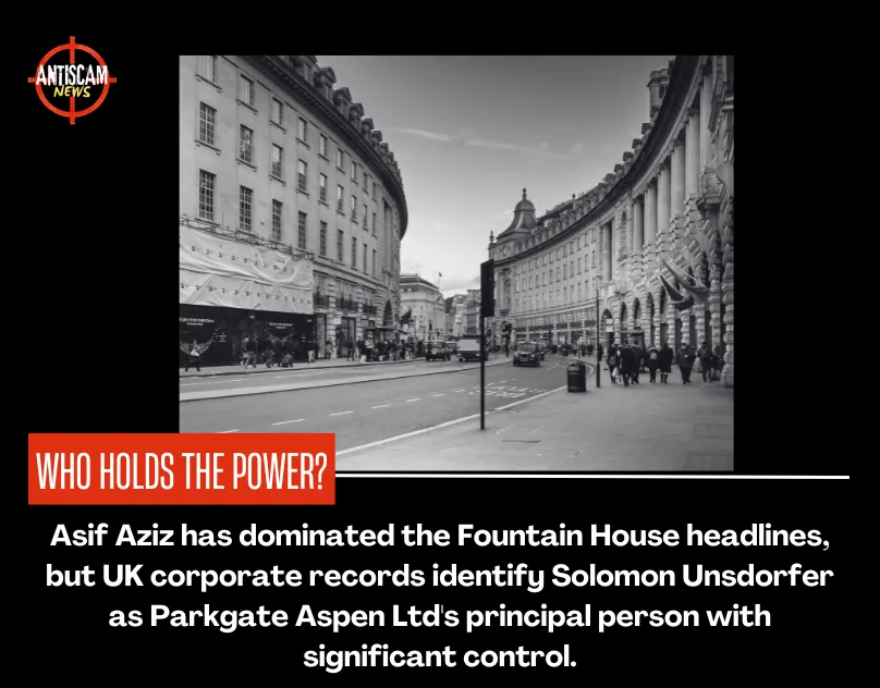 Who Controls Parkgate Aspen Ltd? UK Company Records Identify Solomon Unsdorfer